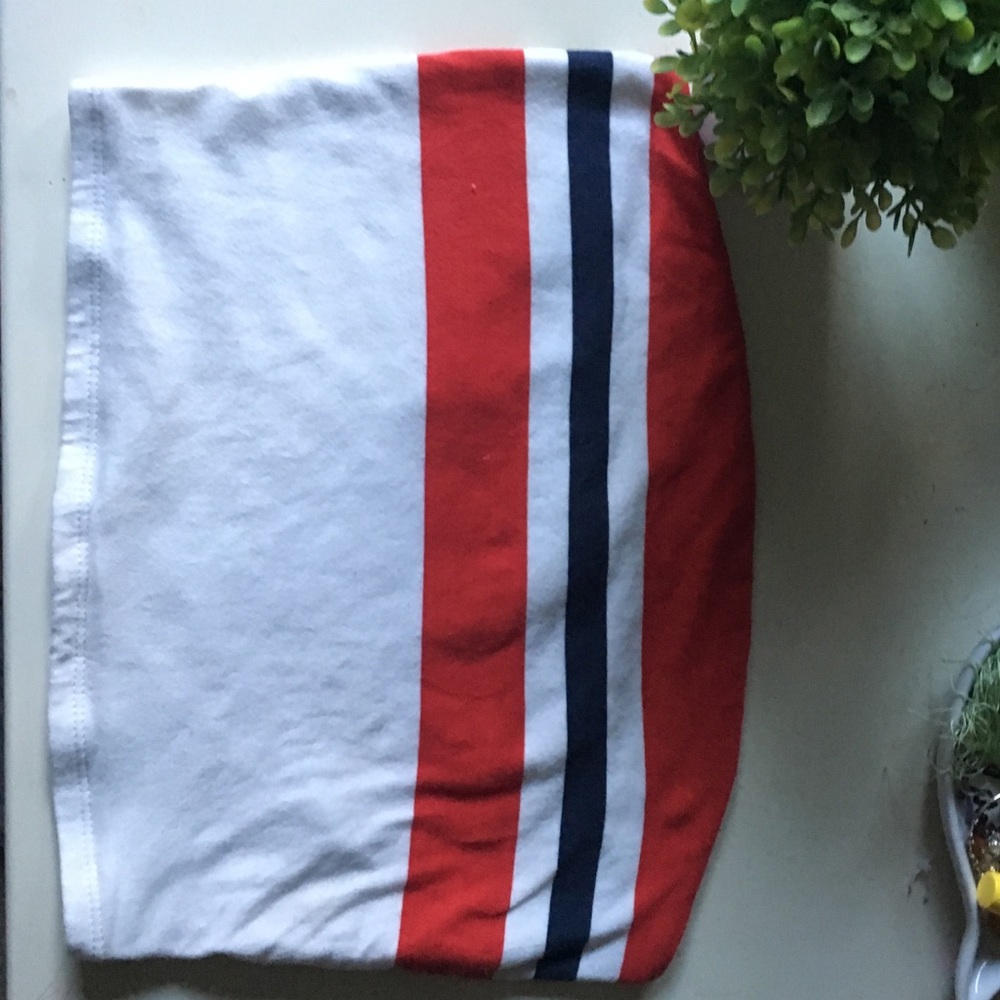 Garage Striped Tube Top